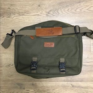 Outta Here! Green satchel